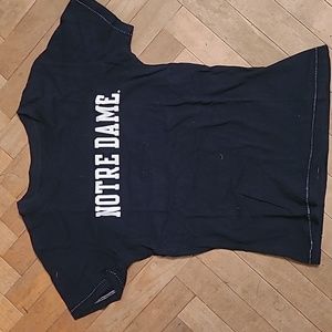 Navy Norte Dame T Shirt size S